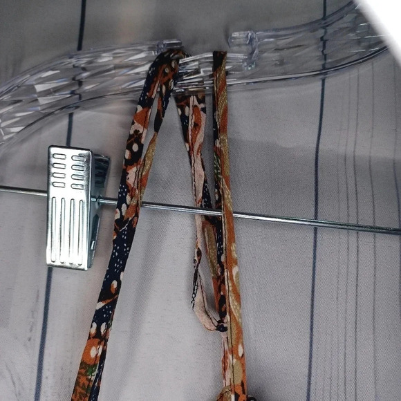 Madewell 100% silk cropped off the shoulder boho top - Picture 4 of 10